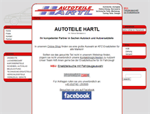 Tablet Screenshot of hartl-auto.at